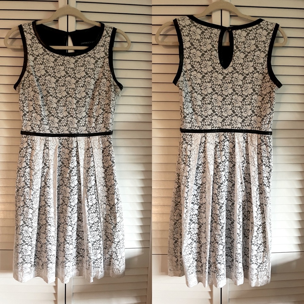 Leather and Lace Cynthia Rowley Dress